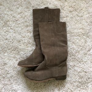 Tan Suede Boots